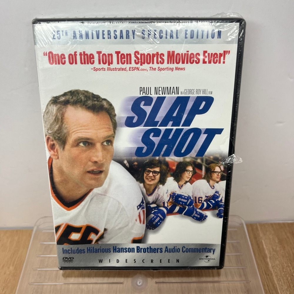 Slap Shot DVD 25th Anniversary Special Edition Widescreen Sports Comedy New